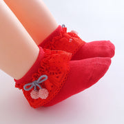 Fashion Bow Girls Lace Socks Baby