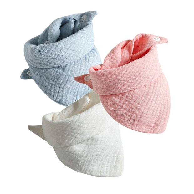 Baby Cotton Gauze Saliva Towel Handkerchief Bib