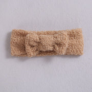 Baby Bow Nylon Elastic Fleece Headband