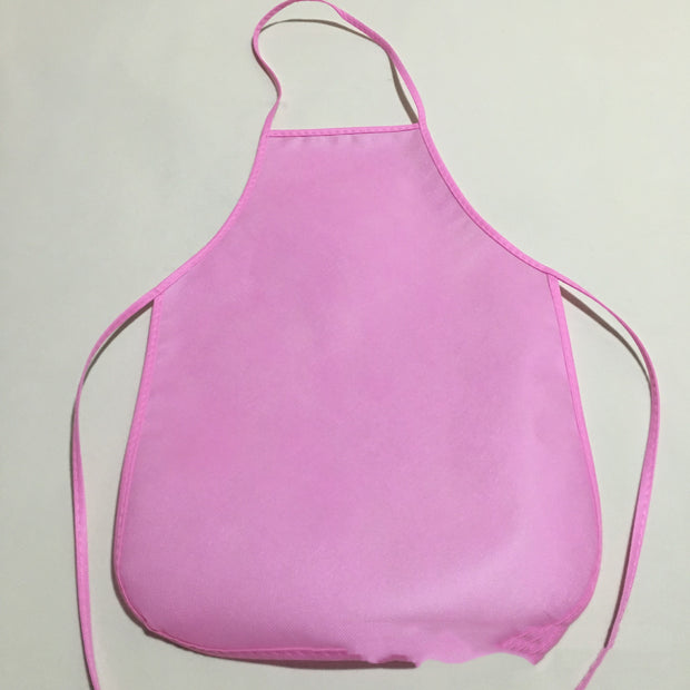 Children's Apron Kindergarten Activities Non-woven Fabric Apron Kids Bib Painting Anti-fouling Waist