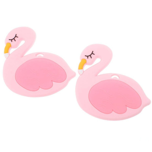 Baby Silicone Cartoon Swan Teether Toy