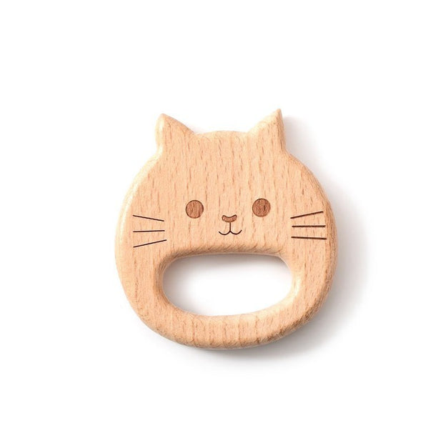 Baby Beech Teether Animal Elephant Molar Toy Pacifier Accessories