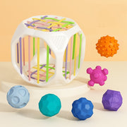 Baby Cute Cecele Can Bite Patchwork Jenga Baby Bath Toy