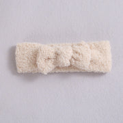 Baby Bow Nylon Elastic Fleece Headband