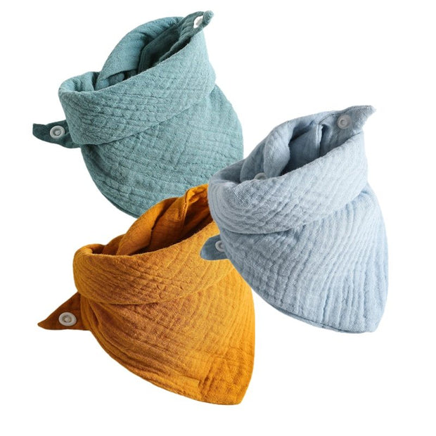 Baby Cotton Gauze Saliva Towel Handkerchief Bib